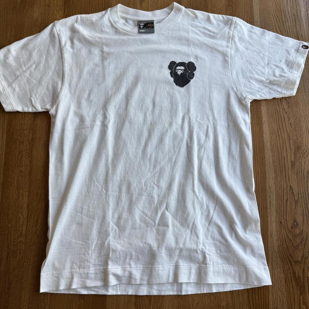 A Bathing Ape x Kaws Vintage Shirt Rare Size Medium Nigo Era